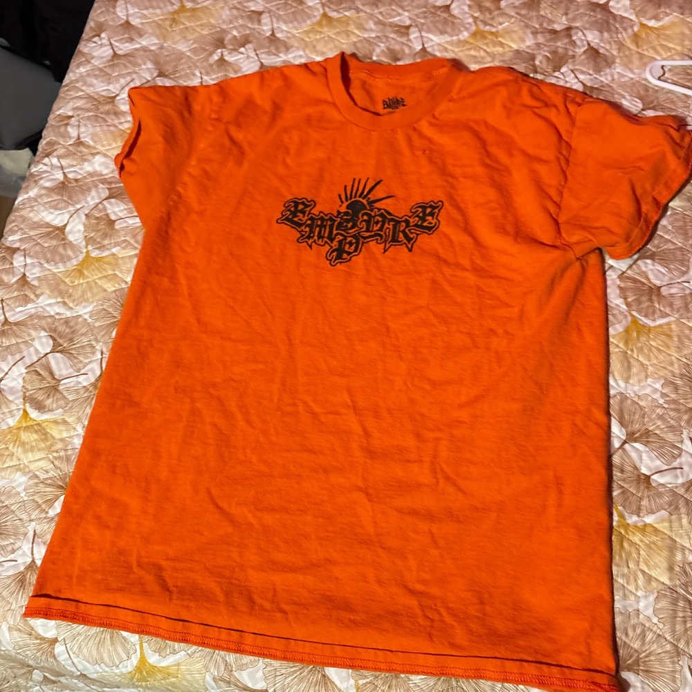 Ed Hardy Orange Graphic Tee